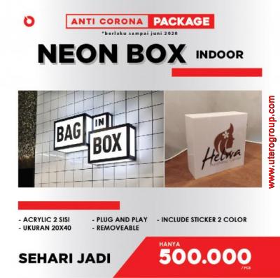 PROMO ANTI-CORONA - NEONBOX INDOOR